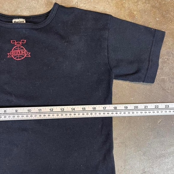 vintage 90s stolichnaya Russian vodka  streetwear tee with red logo - Picture 5 of 6